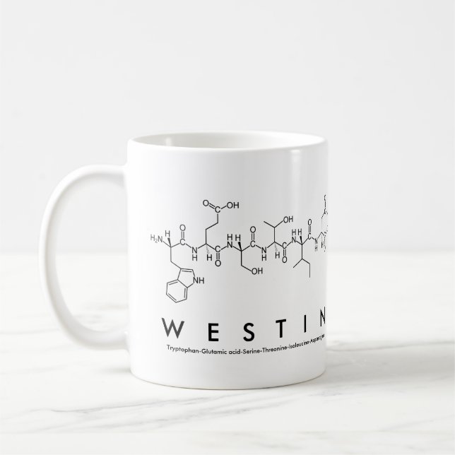 Tasse des Westin-Peptids (Links)