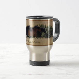 Tasse des wilden Pferdes