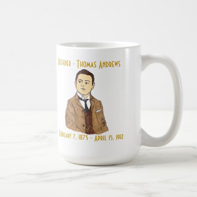 Tasse Designer-Thomas Andrews (Rechts)