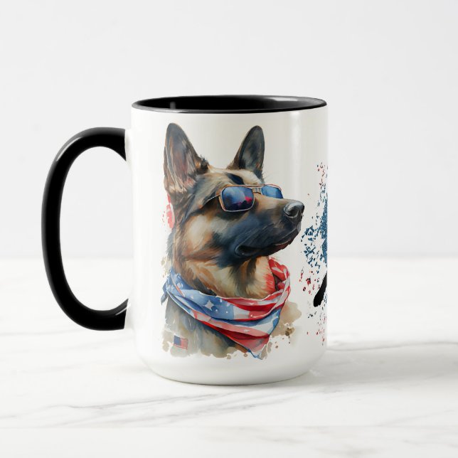 Tasse Deutscher Schäferhund Vater (Links)