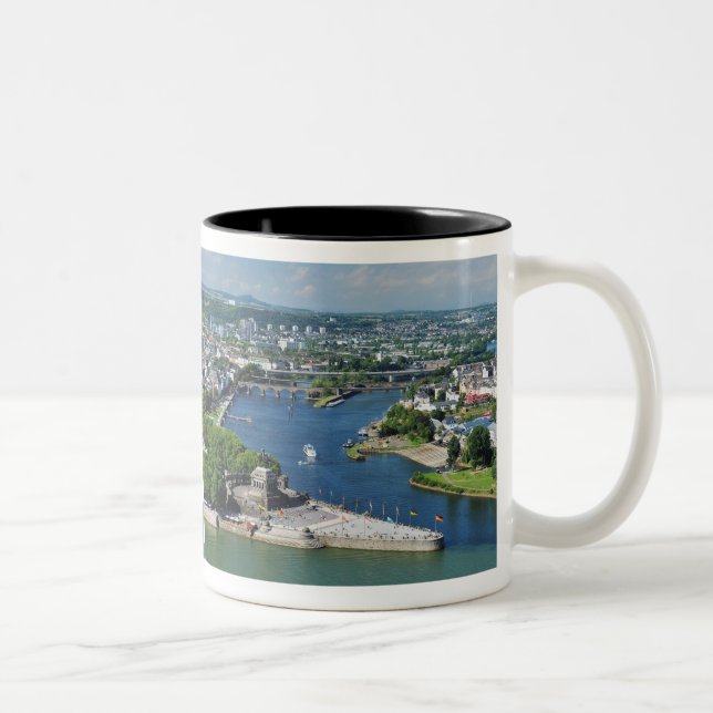 Tasse deutsches Eck in Koblenz (Rechts)
