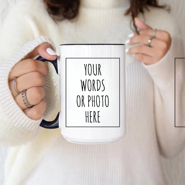 Tasse, die mit Text oder Foto personalisiert werde Tasse (Von Creator hochgeladen)