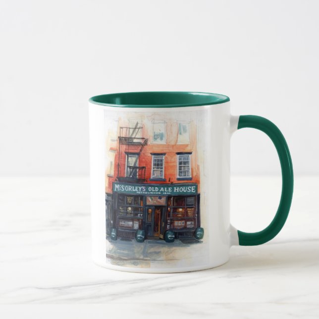 Tasse, die New York City feinste alte Stangen Tasse (Rechts)