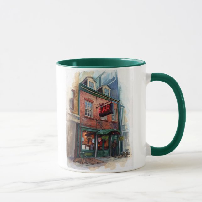 Tasse, die New York City feinste alte Stangen Tasse (Rechts)