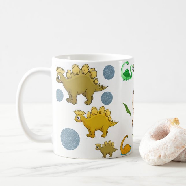 Tasse Dinosaurier (Mit Donut)