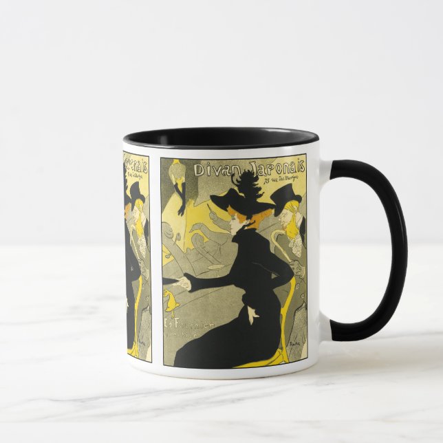 Tasse: Divan Japonais von Toulouse-Lautrec Tasse (Rechts)