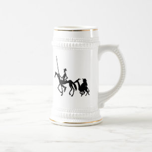 Tasse Don Quichote und Sancho Panza grafischer