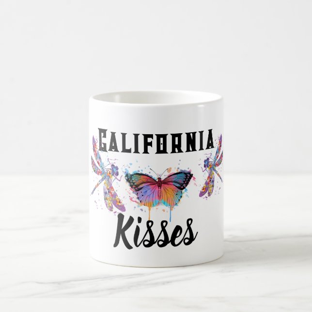 Tasse Dragonfly Personalisieren Kalifornien (Mittel)
