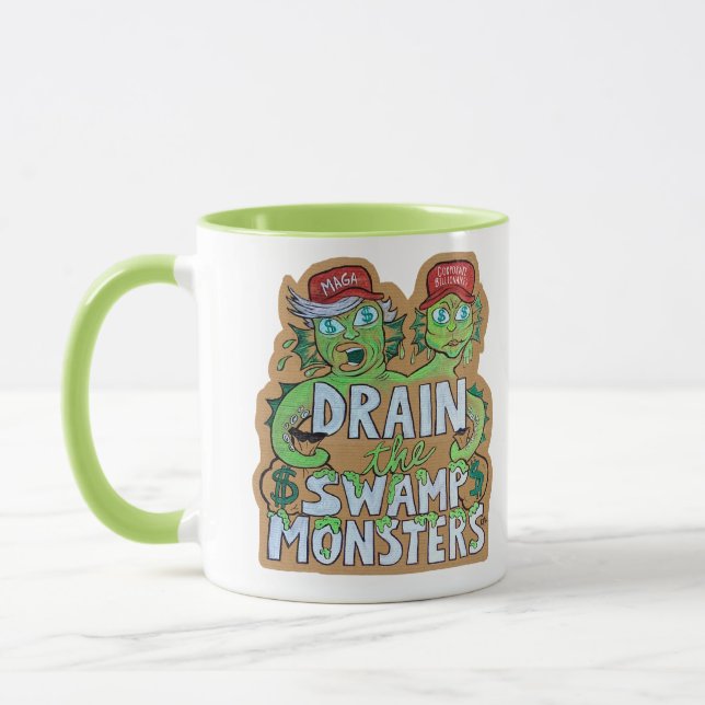 Tasse 'Drain the Swamp Monsters' (Links)