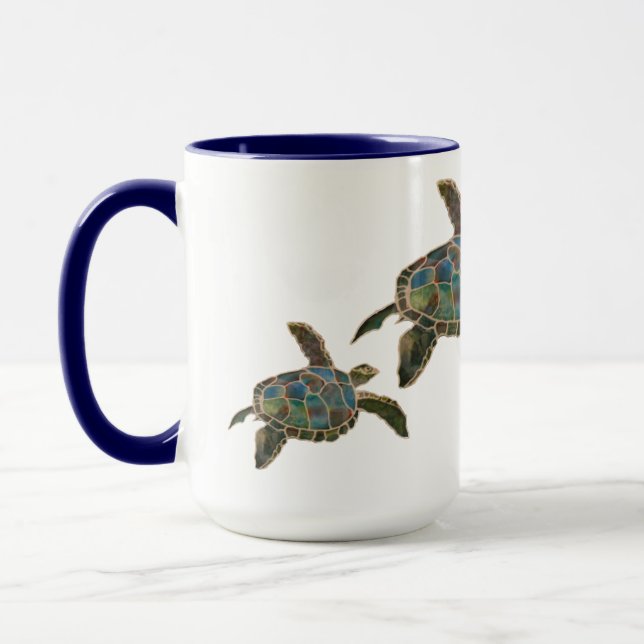 Tasse - drei Seeschildkröten (Links)