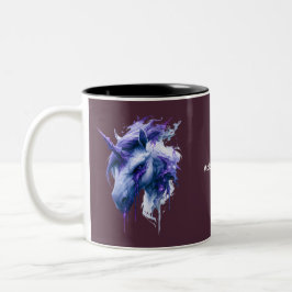 Tasse Dunkle Fantasy Einhorn Kaffee