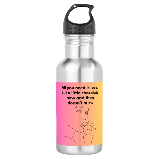 Tasse Edelstahlflasche (Vorderseite)