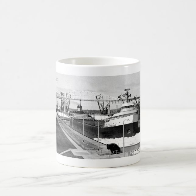 Tasse Edmund Fitzgerald Soo B&W (Mittel)