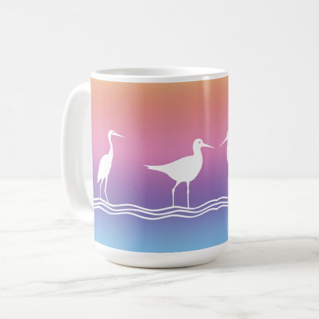 Tasse - Egrets bei Twilight (Vorderseite Links)