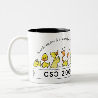 Tasse eines Hengstes mit Enten