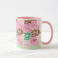 Tasse: Eiscreme-Aromen