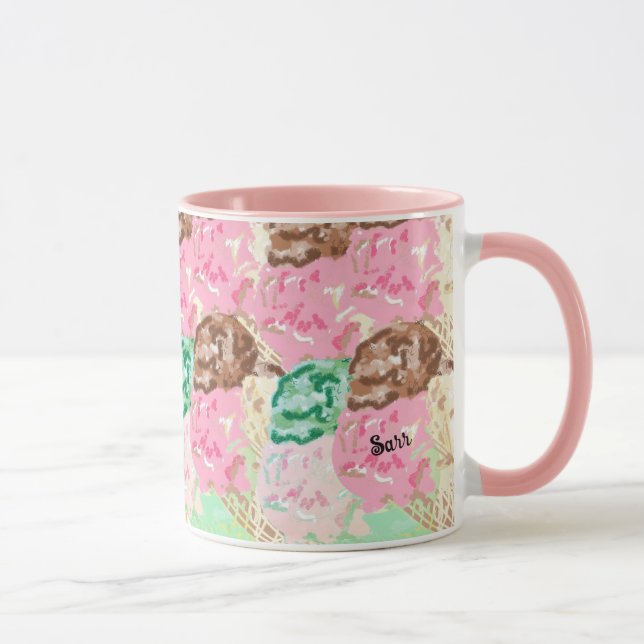 Tasse: Eiscreme-Aromen Tasse (Rechts)