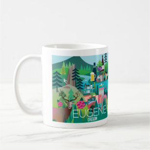 Tasse Eugene, Oregon 11oz oder 15oz