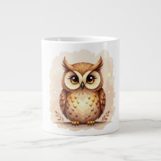 Tasse Eule Zeichentrick 🦉 – Großer Ausdrucksvolle