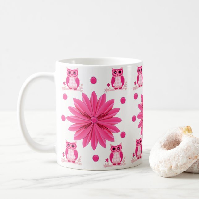 Tasse Eulen (Mit Donut)