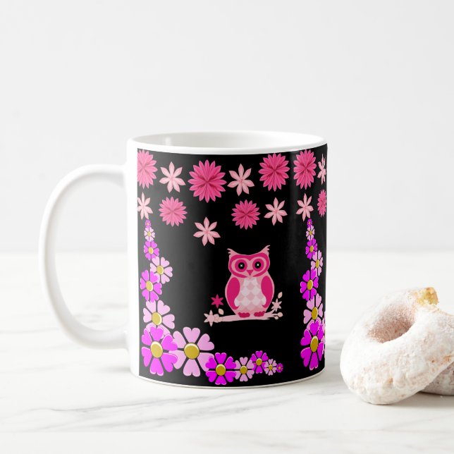 Tasse Eulen (Mit Donut)