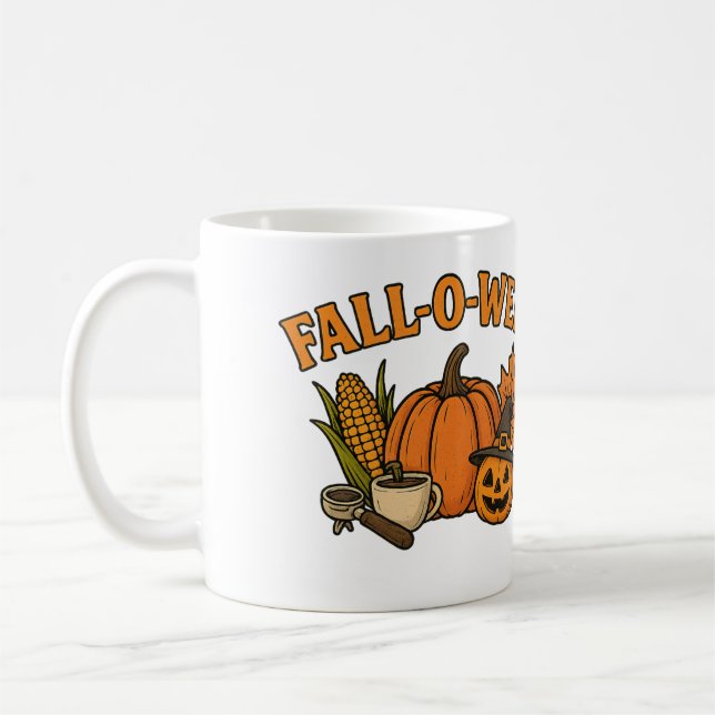 Tasse FALL-O-WEEN Tasse - Fun Herbst & Halloween V (Links)