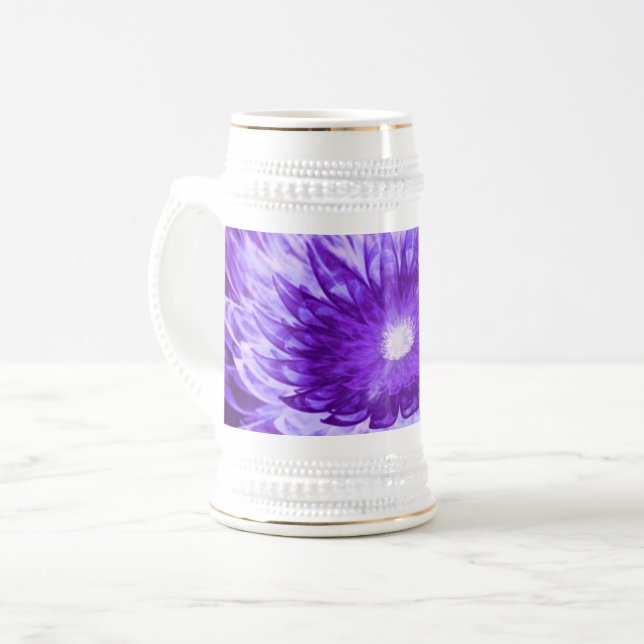 Tasse Fantasy Blume Lila (Vorderseite Links)
