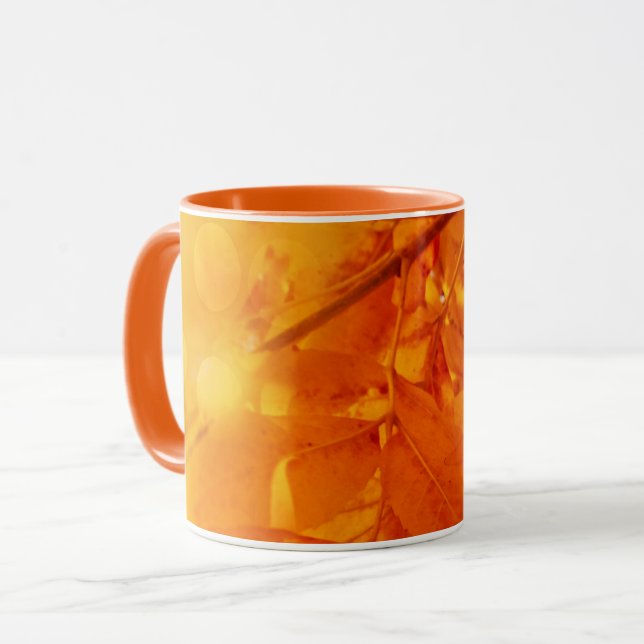 Tasse Farbige Herbstleuchten (Vorderseite Links)