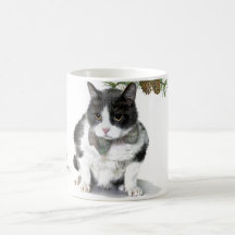 Tasse: Felix, die Katze, Camping im August