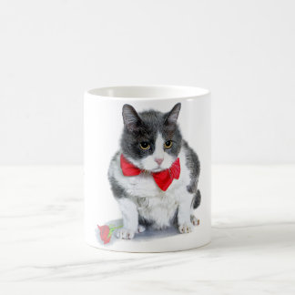 Tasse: Felix, die Katze, im Februar Tasse