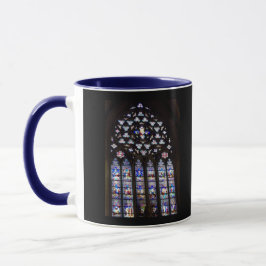 Tasse "Festgelegte Glasfenster"
