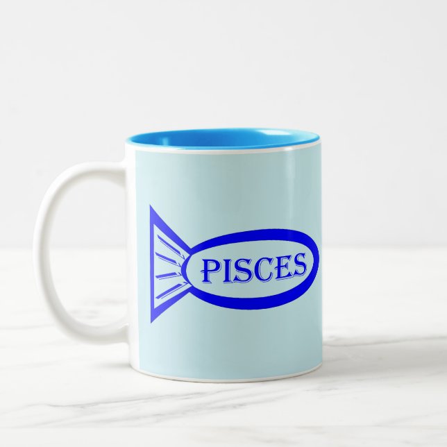 Tasse "Fisces Star Sign Fish (Links)