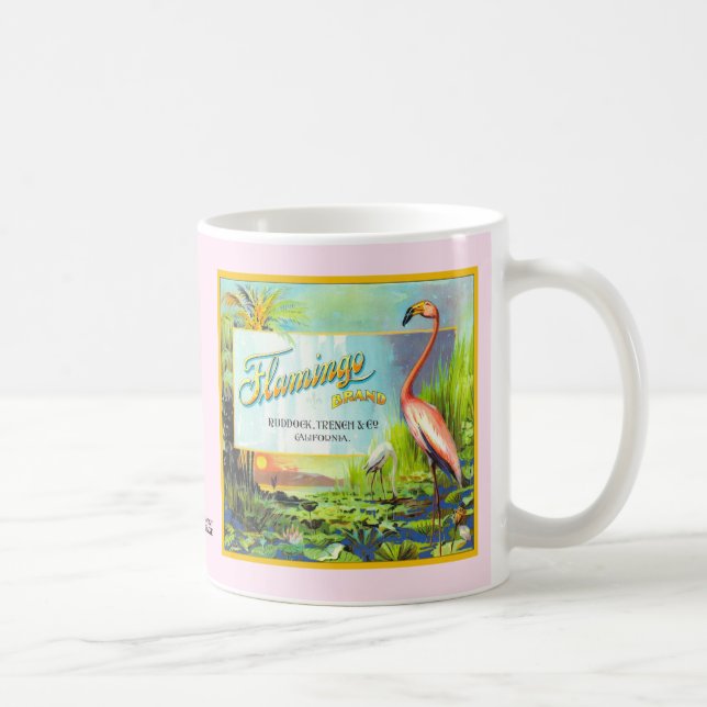 Tasse - Flamingo-Marke - Fruchtkäfige (Rechts)