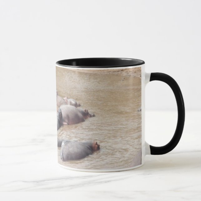 Tasse "Flußpferde-Hippos" (Rechts)