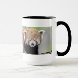 Tasse Foto Rote Panda , Tiere Tasse Kaffee .