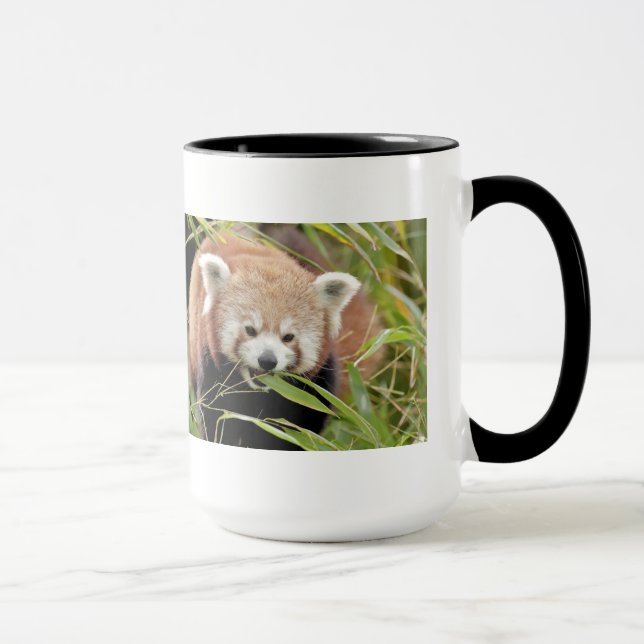 Tasse Foto roter Panda , Tiere . Tasse (Rechts)
