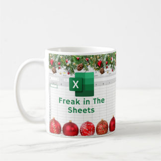 Tasse-Freak in den Blättern Kaffeetasse