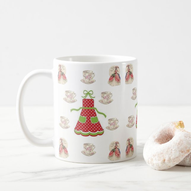 Tasse Frühstückskaffee (Mit Donut)