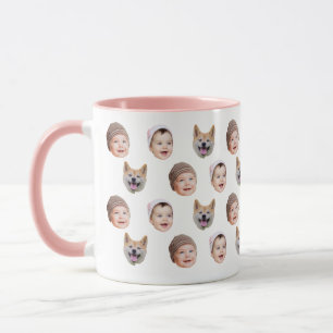 Tasse für BabyGesicht,  für , 3 Fotos für die indi