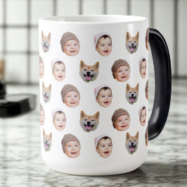 Tasse für BabyGesicht, für , 3 Fotos für die indi