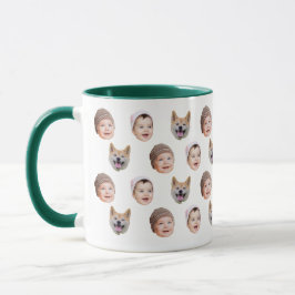 Tasse für BabyGesicht, für , 3 Fotos für die indi