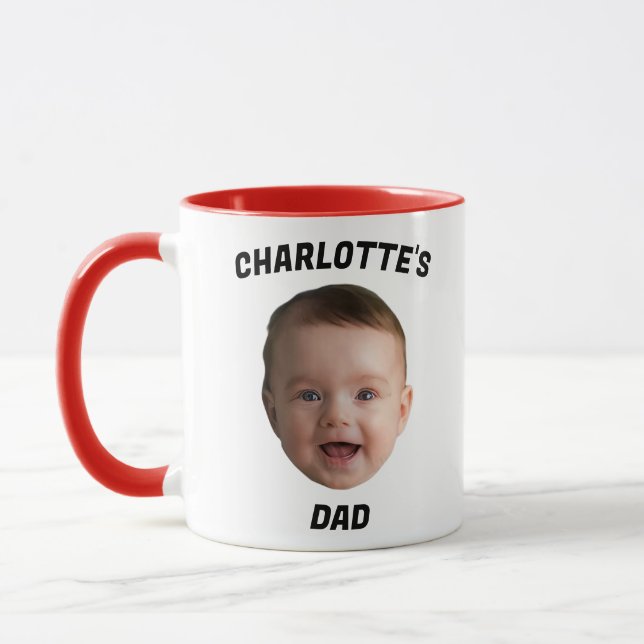 Tasse für Babyschauspieler, angepasste neue Papa-T (Links)