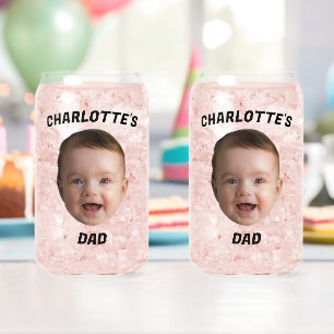 Tasse für Babyschauspieler, angepasste neue Papa-T Dosenglas