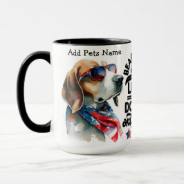 Tasse für benutzerdefinierte Beagle-Mama