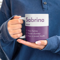 Tasse für benutzerdefinierte Definitionen | Funny 