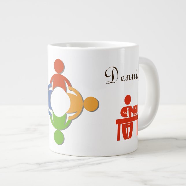 Tasse für Berater/Sozialarbeiter (Vorderseite Rechts)