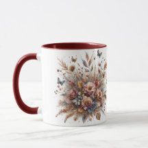 Tasse für Blumendruck
