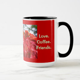 Tasse für das Herz der Frauen Liebe Kaffeeliebhabe
