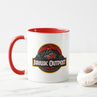 Tasse für das klassische Jurassic-Outpost-Logo