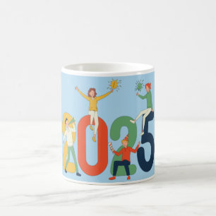 Tasse für das neue Jahr